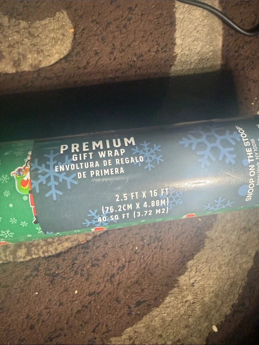 Snoop on the stoop Wrapping Paper Roll - Holiday Gift Wrap